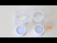 Permukaan Dinding LED Lampu Darurat Isi Ulang Baterai Dipasang