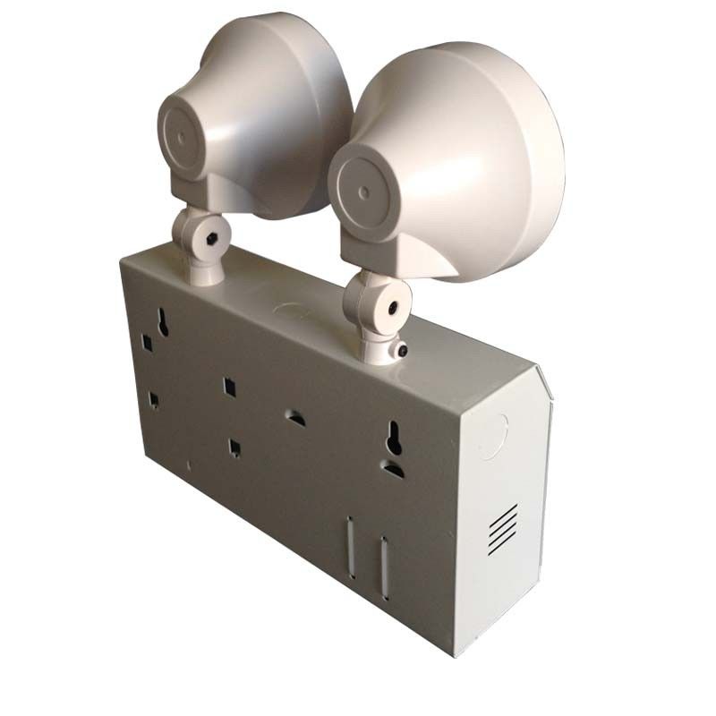 Lampu Darurat LED Twin Spot 2W Casing Baja Baterai Ni-Cd Durasi 3 Jam TL020BN