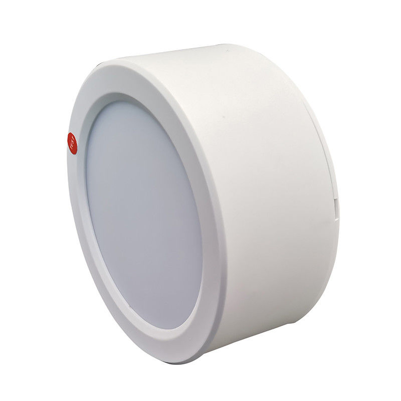 Permukaan dinding 3W SMD LED Lampu darurat isi ulang dengan cadangan baterai Bulat 220V 240V L128N-A