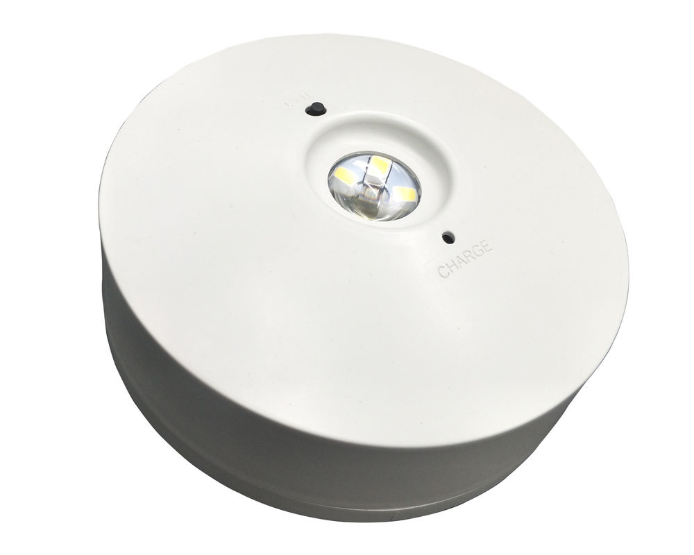 Lampu Darurat LED SMD Bulat IP20 Isi Ulang dengan Cadangan Baterai Operasi 3 Jam L114N