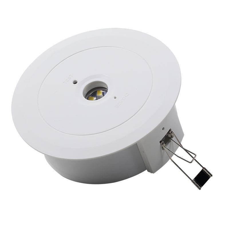 Lampu darurat bermuatan ulang komersial dengan operasi 3 jam 220V Input dan 5pcs SMD LED
