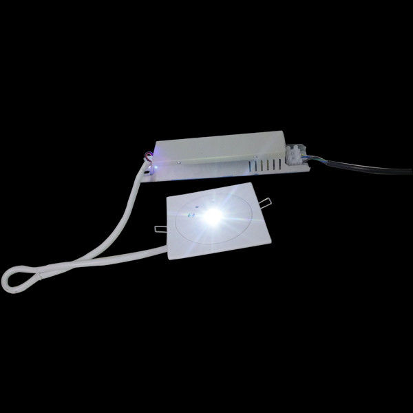 Lampu Darurat LED Putih SMD 3W Terpasang di Langit-langit Tersembunyi Dalam Ruangan IP20 110V 220V