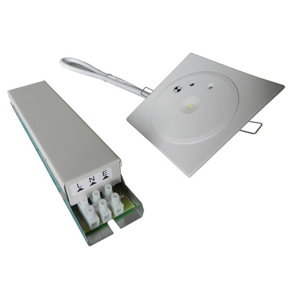 Lampu Darurat Plafon Komersial Isi Ulang Tersembunyi dengan Cadangan Baterai LED Putih SMD 1W EL1-1AN