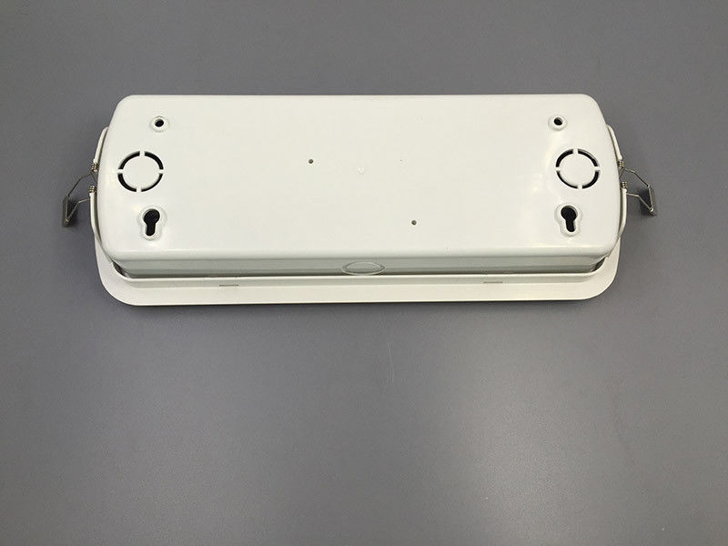 Lampu LED terisi ulang darurat dengan baterai Ni-Cd dan ABS tahan api selama 3 jam