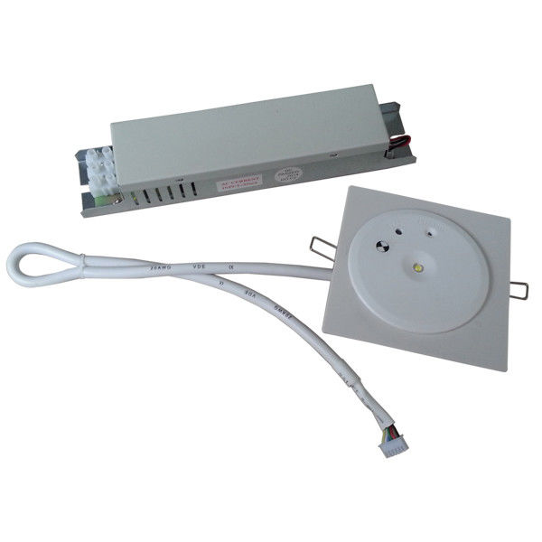 Lampu Darurat LED Plafon Komersial Isi Ulang Non-Maintained dengan Cadangan Baterai 220V 240V Garansi 3 Tahun