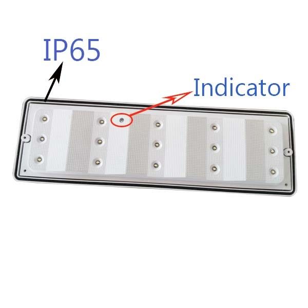 Permukaan Dinding Dipasang Waterproof Lampu Partai Darurat Lampu LED Tempat Basah Luar IP65 L102M
