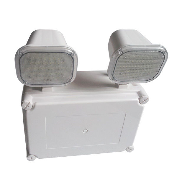 2x4W Power Failure Industrial Waterproof Emergency Light IP65 Twin Spot Efisiensi Tinggi TL084AN