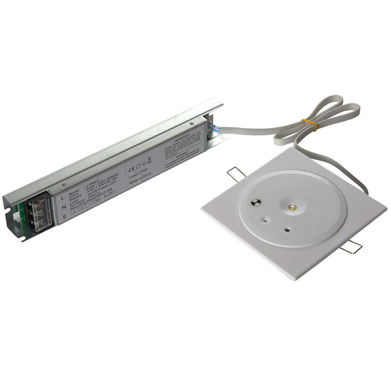 Lampu Darurat LED Plafon IP20 1W SMD Baterai Ni-Cd 3 Jam EL104N-1