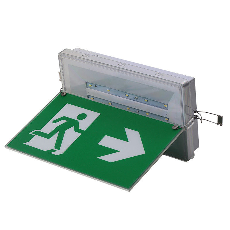 Keluar Tanda LED 5W Lampu Darurat IP65 Tahan Air