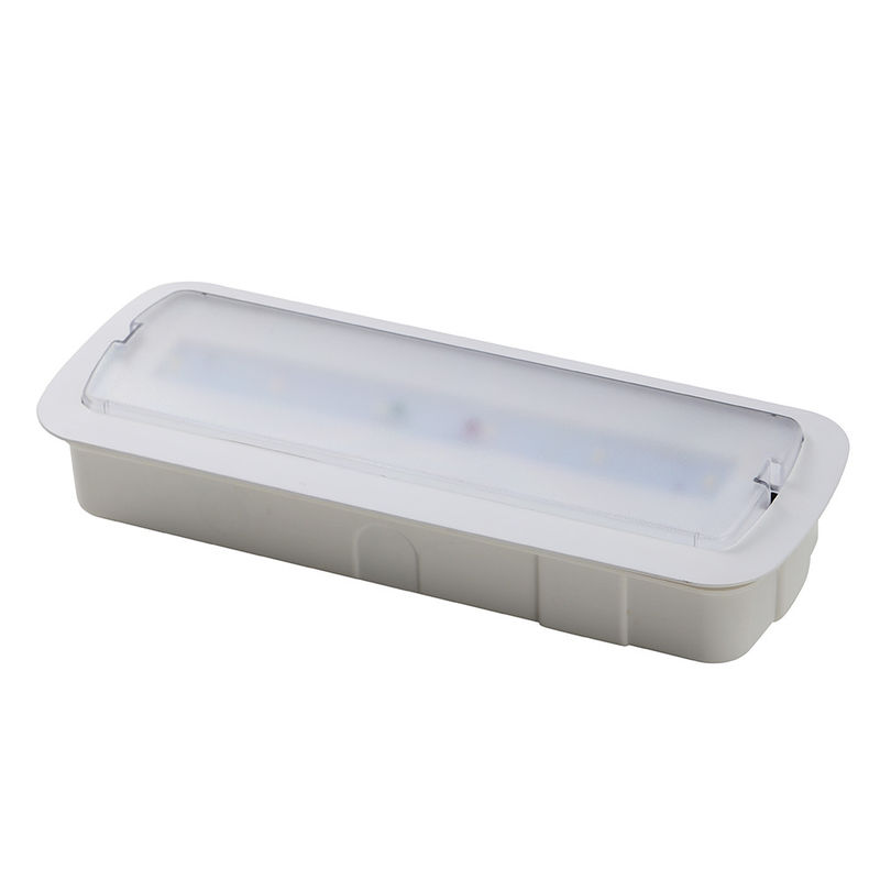 3 pcs SMD 5730 LED Recessed Emergency Light dengan Baterai Ni-Cd 3.6V 0.6Ah untuk Lebih dari 3 Jam Durasi