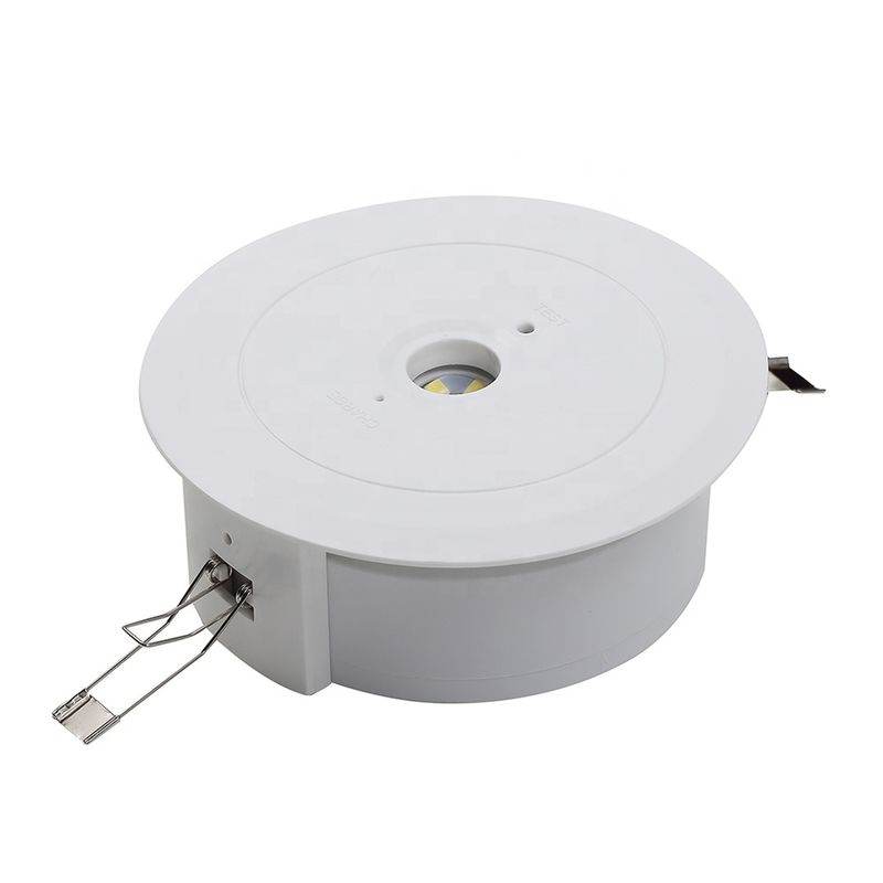 3 Tahun Garansi Lampu Darurat Langit-langit LED dengan Baterai Cadangan ABS Casing IP20 L114MN-B