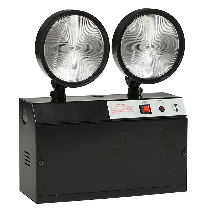 Lampu Darurat LED Twin Spot Masa Pakai Baterai 3 Jam Waktu Pengisian Daya 24 Jam L105N