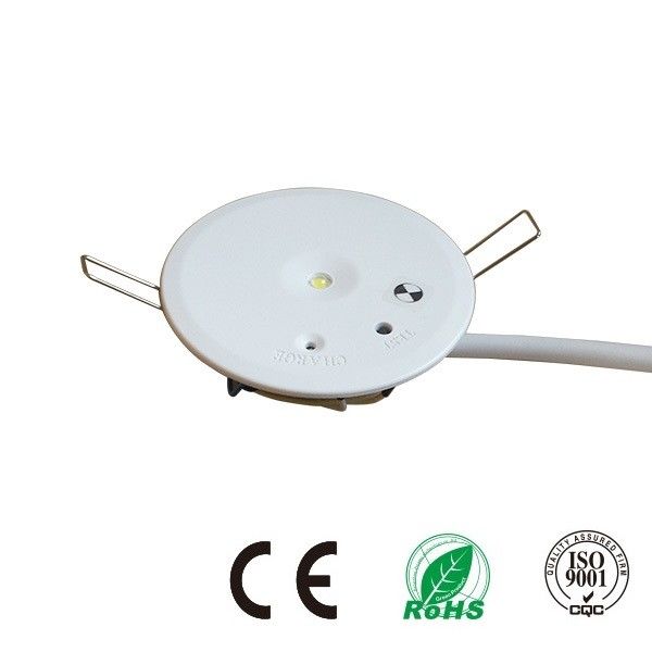 Lampu darurat langit-langit LED komersial 220V tanpa perawatan dengan cadangan baterai 1W SMD IP42 EL1-1AN