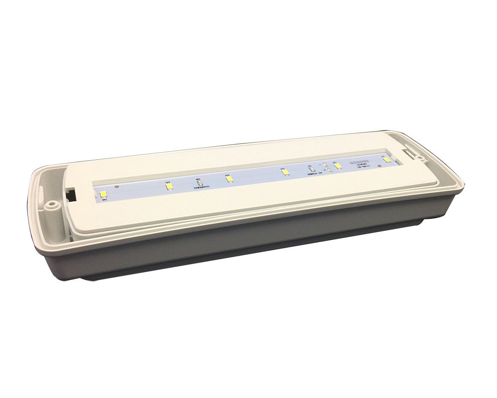 Lampu darurat tahan air lorong 200LM 3W LED Isi ulang Tempat basah di luar ruangan IP65 L116N-E