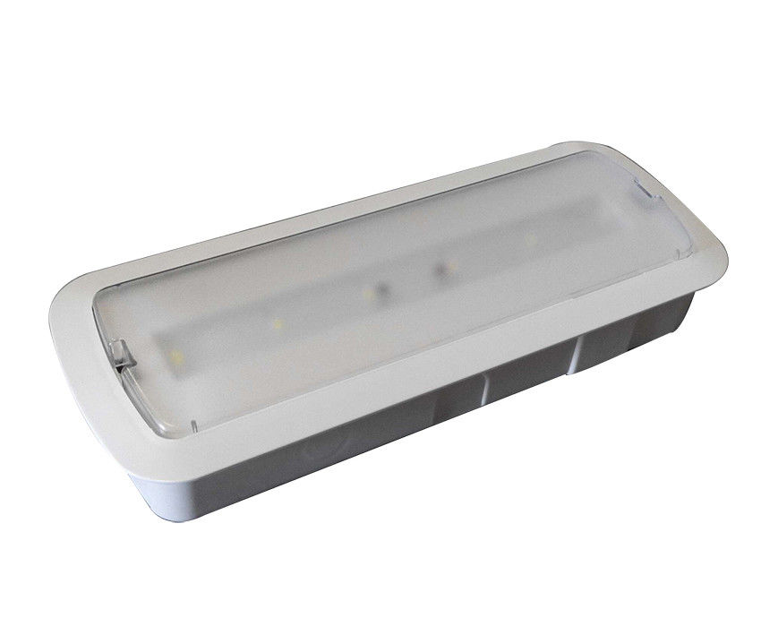 220V 240V Lampu darurat baterai bertenaga dengan cadangan baterai 50Hz 60Hz
