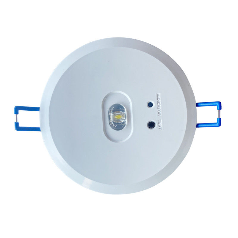 Lampu darurat langit-langit komersial tanpa perawatan dengan cadangan baterai COB LED Baterai Li-Ion Casing Baja L118N