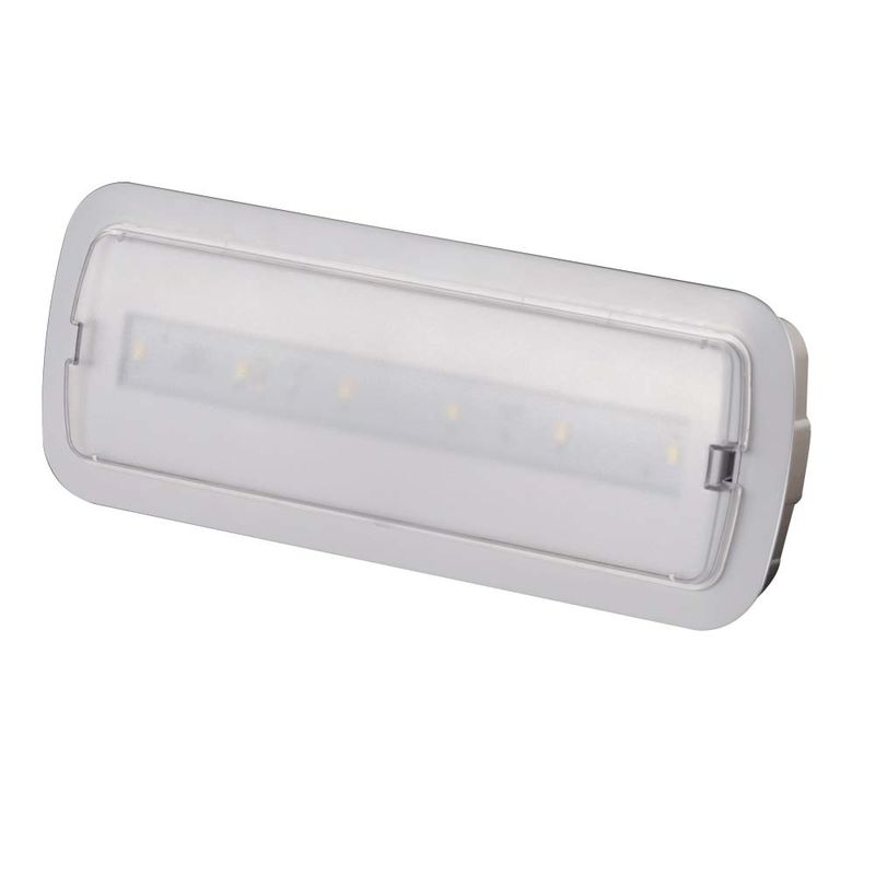 CE Disetujui Lampu Darurat LED 6500K dengan Cadangan Baterai 3 Jam SMD 5730 220V 240V IP20