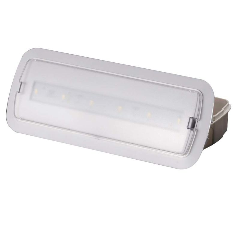 Lampu Darurat LED Bersertifikat CE 6500K Cadangan 3 Jam SMD 5730 220V 240V IP20