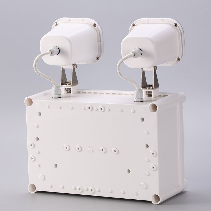 High Lumen 2x6W LED Twin Spot Emergency Light 3 Tahun Garansi 50000 Jam Umur