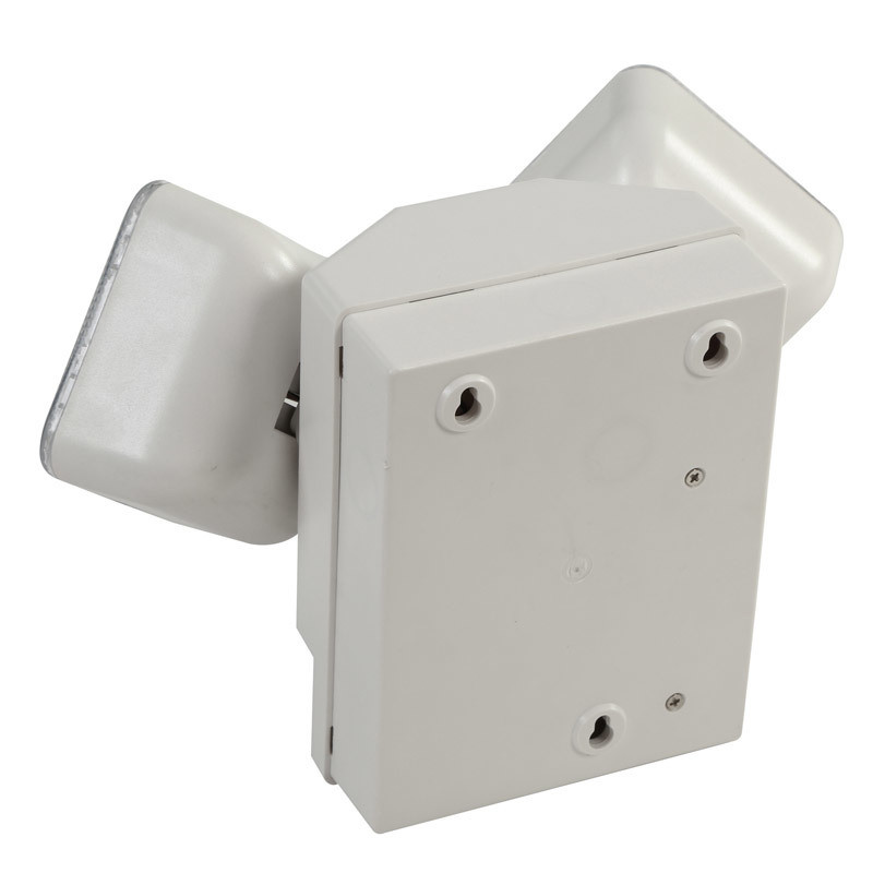 6W Twin Spot LED Lampu darurat 6500K 3.6V 3.0Ah Ni-Cd Baterai PC Casing IP20