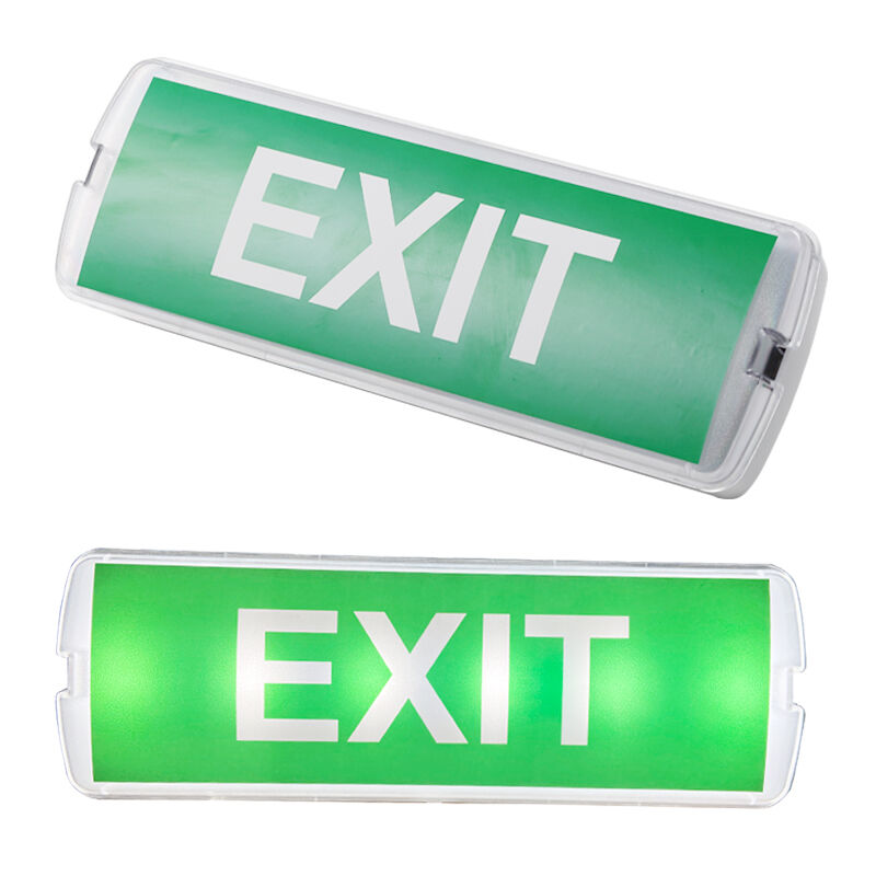 Baterai plastik permanen cadangan darurat lampu LED yang dapat diisi ulang yang dipasang di dinding dengan cadangan 3 jam dan baterai Ni-Cd IP20