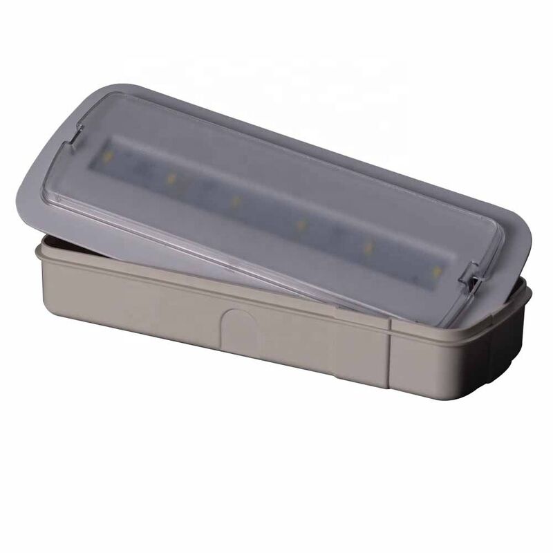 Lampu Darurat LED Isi Ulang Terpasang di Dinding dan Tersembunyi di Langit-langit 3W dengan Garansi 3 Tahun dan Cadangan 180 Menit