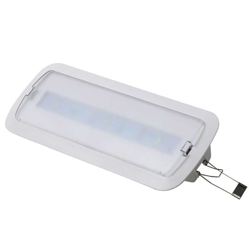 Lampu darurat LED baterai terintegrasi dengan cadangan baterai 3 jam IP20
