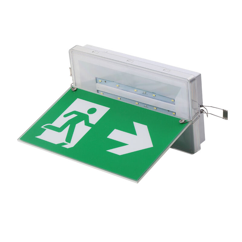 Lampu tanda keluar darurat Langit-langit Baterai Ni-Cd terpencil IP65 Nomor 5730 SMD LED