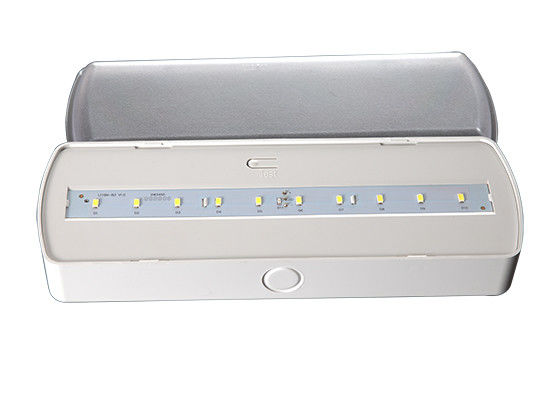 Lampu Darurat LED ABS Tahan Api dengan 10 buah LED SMD 5730 dan Baterai Ni-Cd 3.6V 1.8Ah