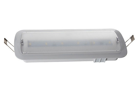 Lampu Tabung Darurat LED Tertanam Langit-langit Berembun dengan Cadangan Baterai Daya AC L116M-B