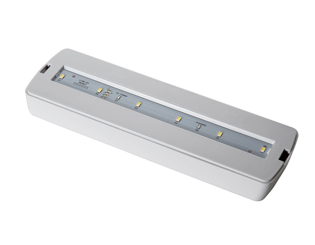 Lampu Tabung Darurat LED Tertanam Langit-langit Berembun dengan Cadangan Baterai Daya AC L116M-B