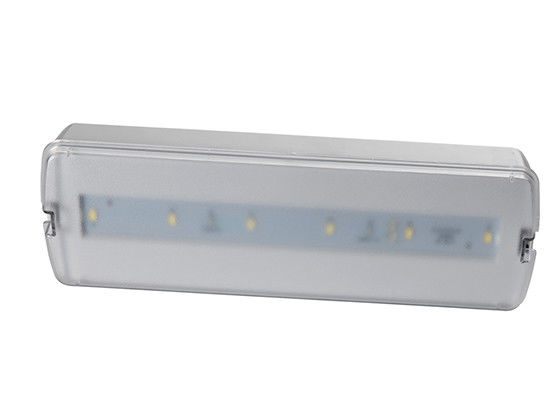 Lampu Darurat LED SMD 5730 Isi Ulang 220V 3W dengan Cadangan Baterai Terpasang di Dinding Permukaan L116M-A