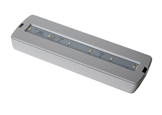 Standby LED Lampu darurat permukaan dinding isi ulang dengan cadangan baterai Ukuran kecil Tutup beku