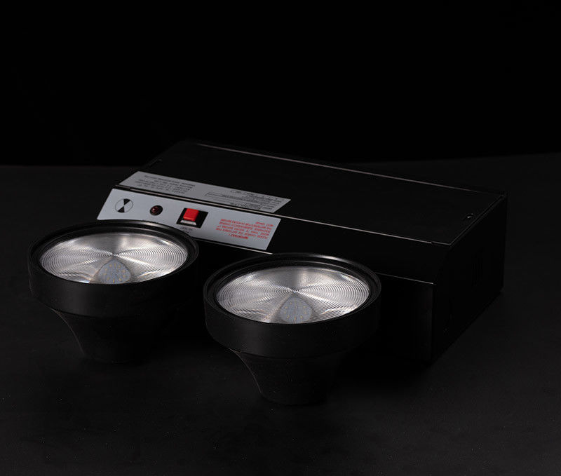 CE Black Casing LED Twin Spot Emergency Light dengan Garansi 3 Tahun, Baterai 3.6V/1.6Ah dan Durasi 3 Jam