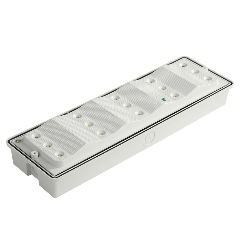 Lampu darurat LED tahan air tahan api ABS Casing PC Diffuser 15pcs 2835 SMD IP65 L102M