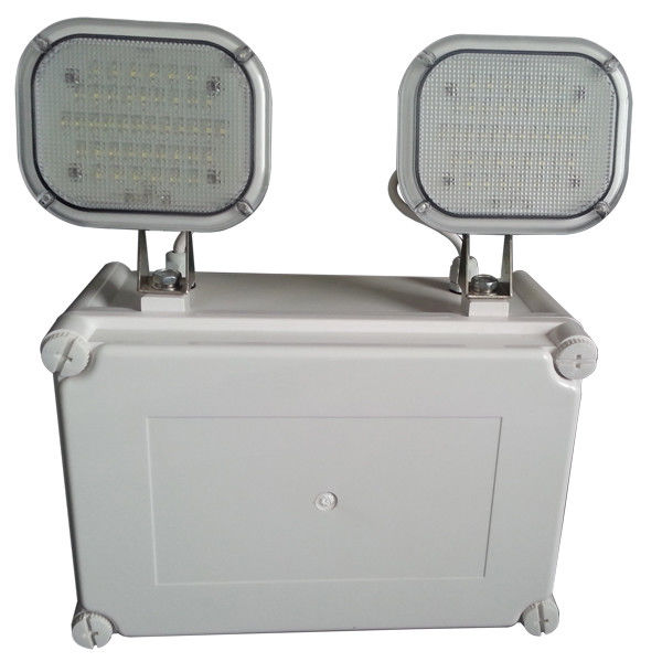 Lampu Darurat LED Twin Spot Tahan Air IP65 Ni-Cd Operasi Baterai Lokasi Basah L107N