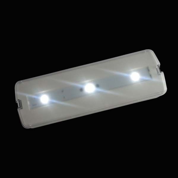Lampu Darurat LED Isi Ulang 220V dengan Cadangan Baterai Persetujuan CE Terpasang di Permukaan Dinding L116N-A1