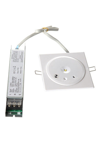Lampu darurat kebakaran dengan LED putih SMD 1 watt dan baterai Ni-Cd