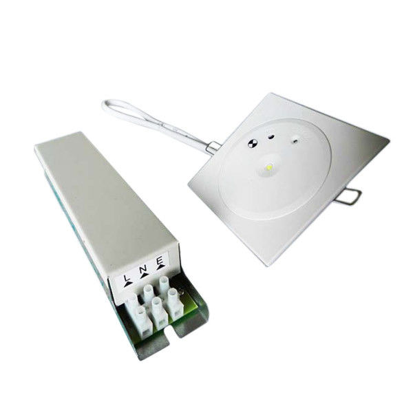 Lampu Darurat LED 3W Tanam Plafon Non-Maintained dengan Cadangan Baterai Lampu Sorot Darurat 3 Jam
