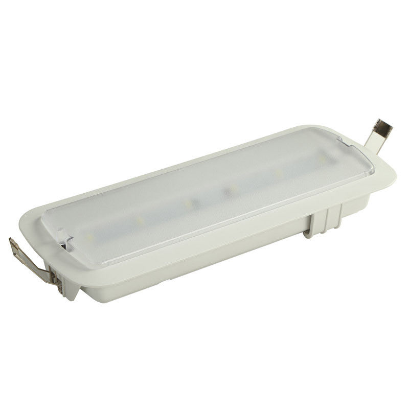 Lampu Darurat Plafon LED SMD 5730 Industri 3W Komersial dengan Cadangan Baterai Ni-Cd L116N-B1