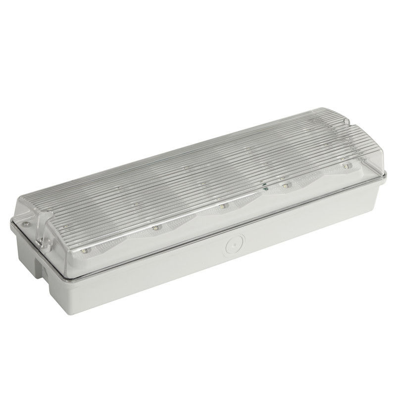 Outdoor Rechargeable Commercial LED Ceiling Emergency Light dengan Battery Backup PC Diffuser IP65 EL015EN