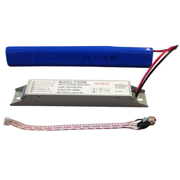Baterai dioperasikan Lampu darurat Pasokan listrik dengan baterai Li-ion 14,8V 6,0Ah dan fungsi uji diri selama lebih dari 3 jam