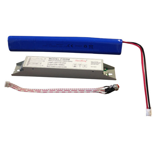 Baterai dioperasikan Lampu darurat Pasokan listrik dengan baterai Li-ion 14,8V 6,0Ah dan fungsi uji diri selama lebih dari 3 jam