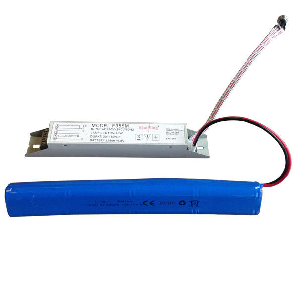 Baterai dioperasikan Lampu darurat Pasokan listrik dengan baterai Li-ion 14,8V 6,0Ah dan fungsi uji diri selama lebih dari 3 jam