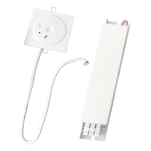 Lampu darurat langit-langit khusus IP45 Non-maintenance 1W LED Rechargeable Recessed dengan Battery Backup PC Plate