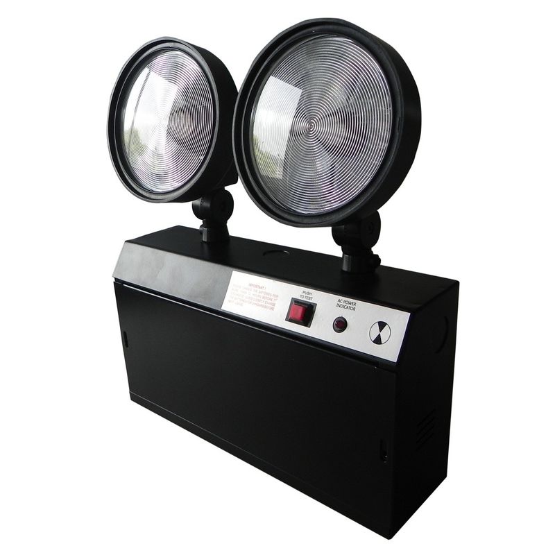 IP20 Lampu darurat LED Twin Spot yang dapat diisi ulang tanpa perawatan dengan pemasangan yang mudah