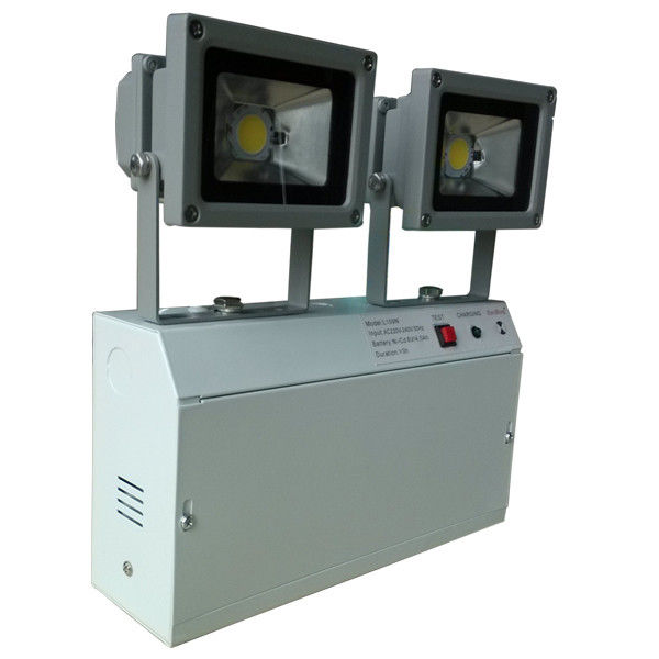 Bangunan Komersial Self Testing Twin Spot Emergency Light Fixture 2x10W COB LED L109N-2