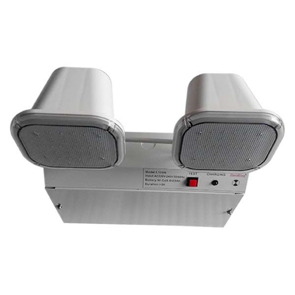 Lampu Darurat Twin Spot 3 Tahun Garansi 220V-240V dengan Durasi 3 Jam dan Casing Baja
