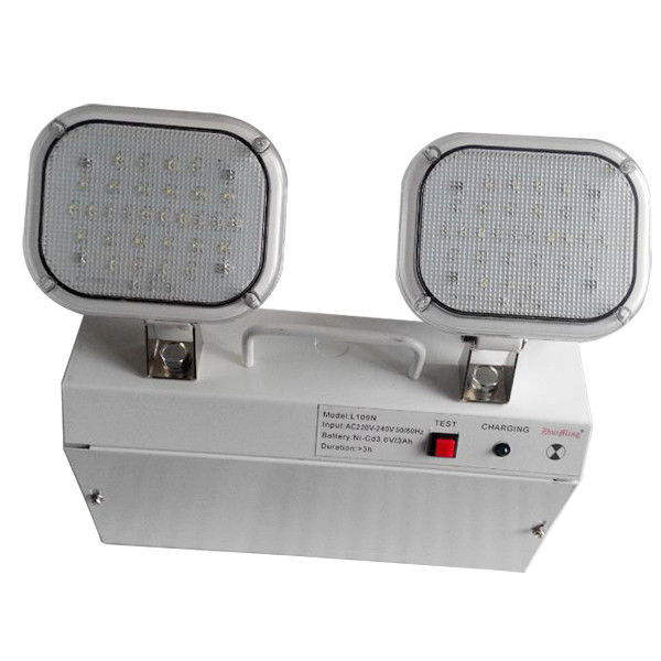 Lampu Darurat Twin Spot 3 Tahun Garansi 220V-240V dengan Durasi 3 Jam dan Casing Baja