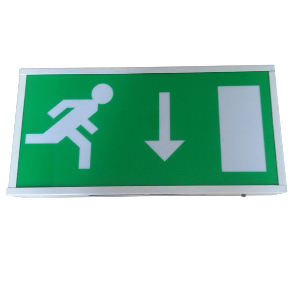 3 Jam Operasi SMD LED Exit Sign Pemasangan Permukaan Dinding IP20 Baterai Ni-Cd L201M